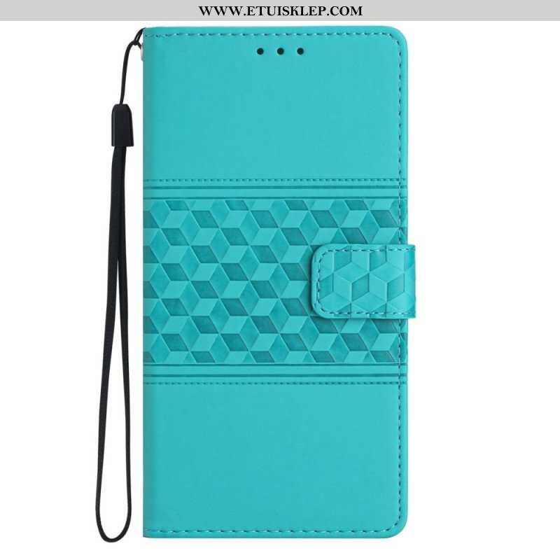 Etui Folio do Oppo Reno 8 Kostki 3d